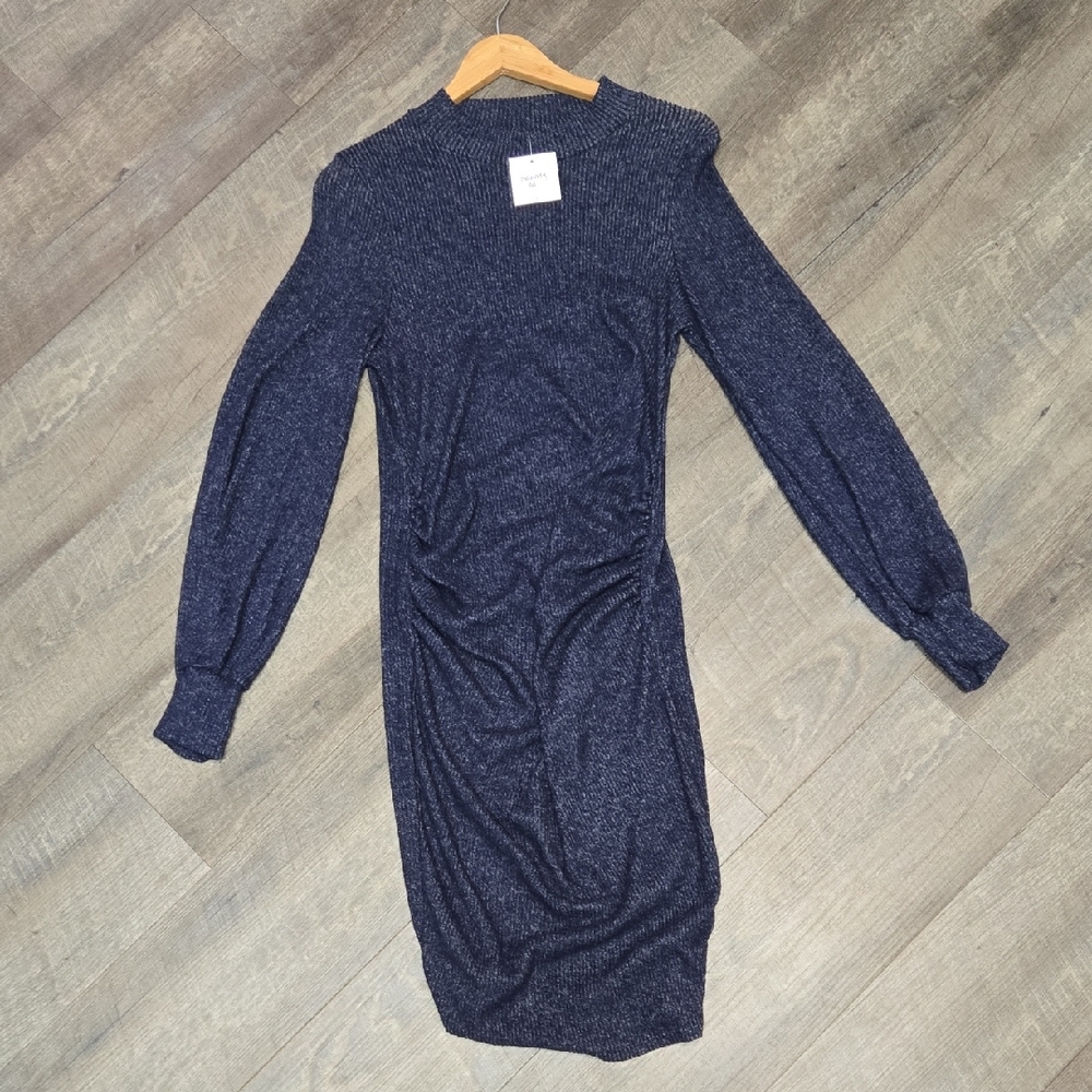 Chic Maternity Midnight Blue Midi Dress
